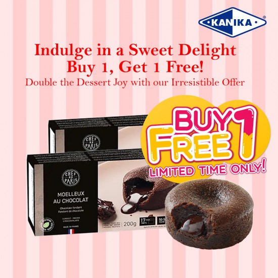 Buy 1 Free 1 Kanika French Chocolate Fondant (200gm)