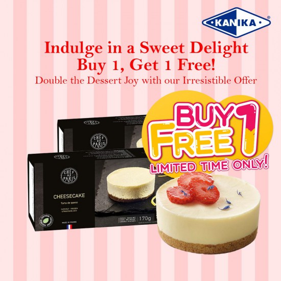 Buy 1 Free 1 - Kanika French Cheesecake (170gm)
