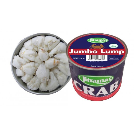 Jitramas Pasteurized Jumbo Crab Meat Lump