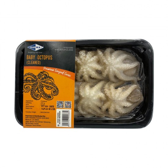 Whole Cleaned Baby Octopus 20/40 (250gm)